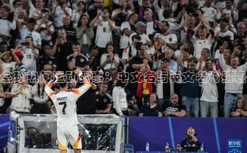 全球热门运动赛事：中文名与英文名对照表